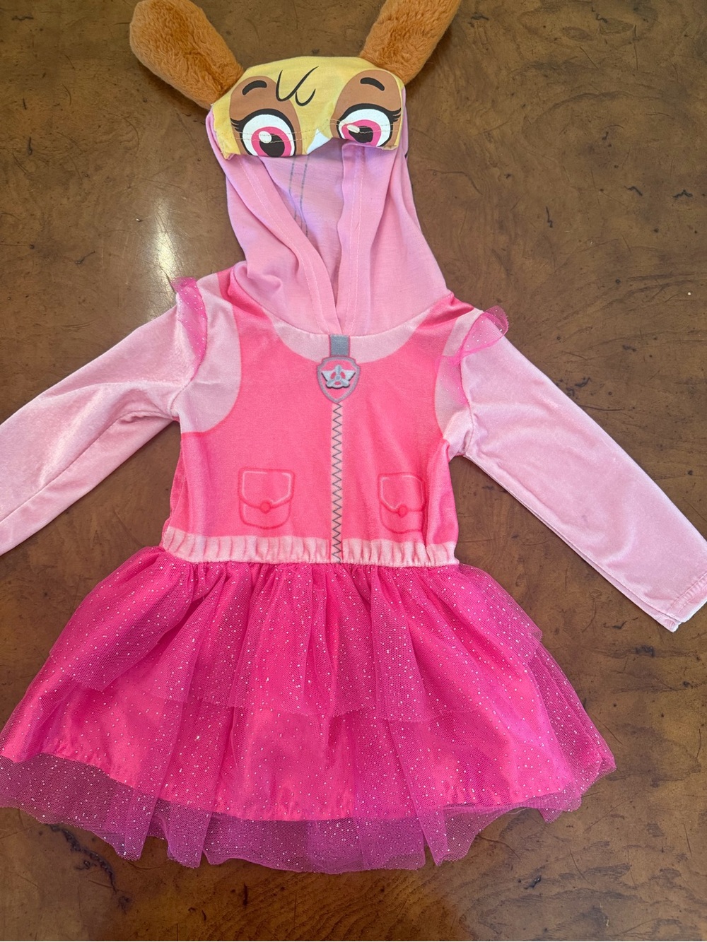 Paw Patrol Skye Pink Hooded Tutu Costume for Kids 12 months